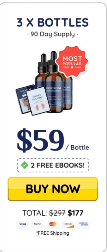 Prostadine 3 bottle